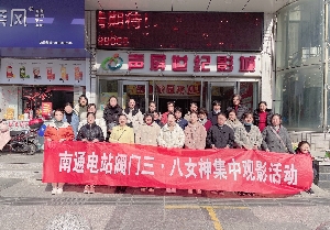 南通電站閥門開展三·八女神集中觀影活動(dòng)